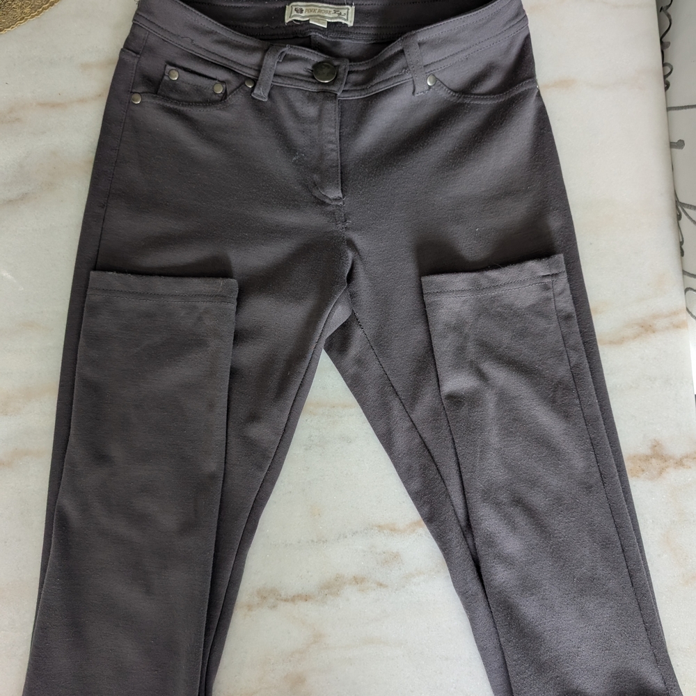 Pink Rose Charcoal Skinny Pants